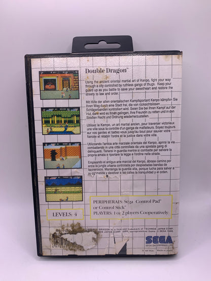 Double Dragon (Case zeer beschadigd) - Sega Master System
