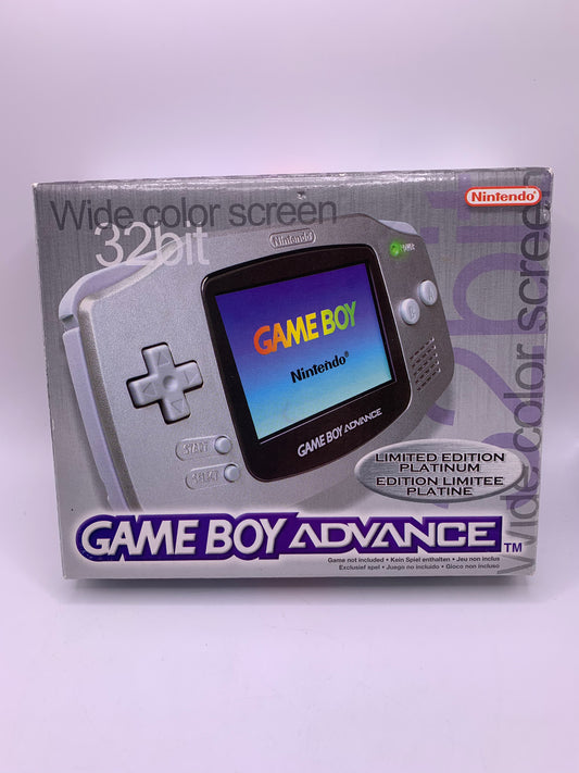 Gameboy Advance GBA (Silver) (CIB)