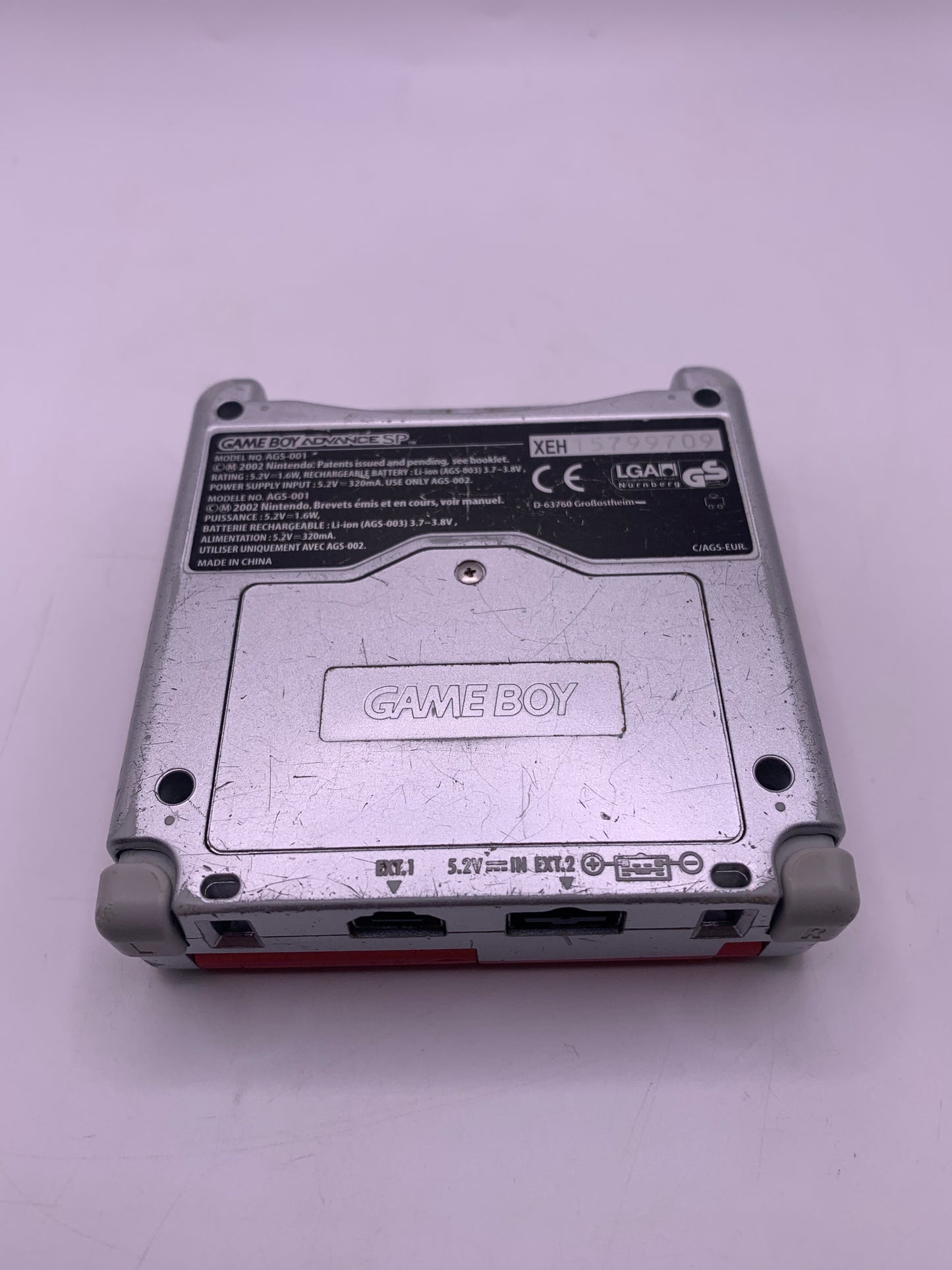 Gameboy Advance SP (Mario)