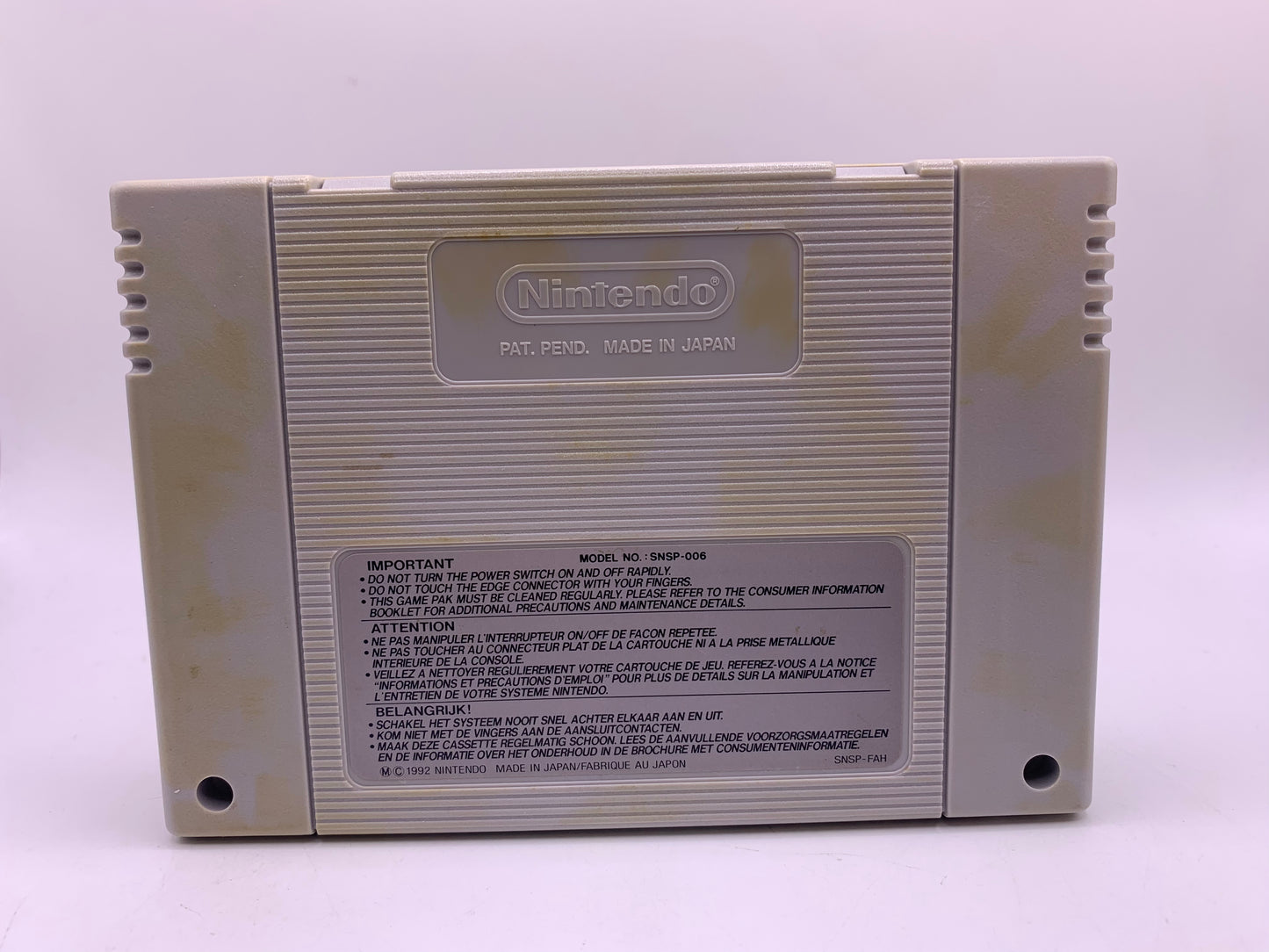 Super Ghouls ’n Ghosts (Achterkant vergeeld) - SNES