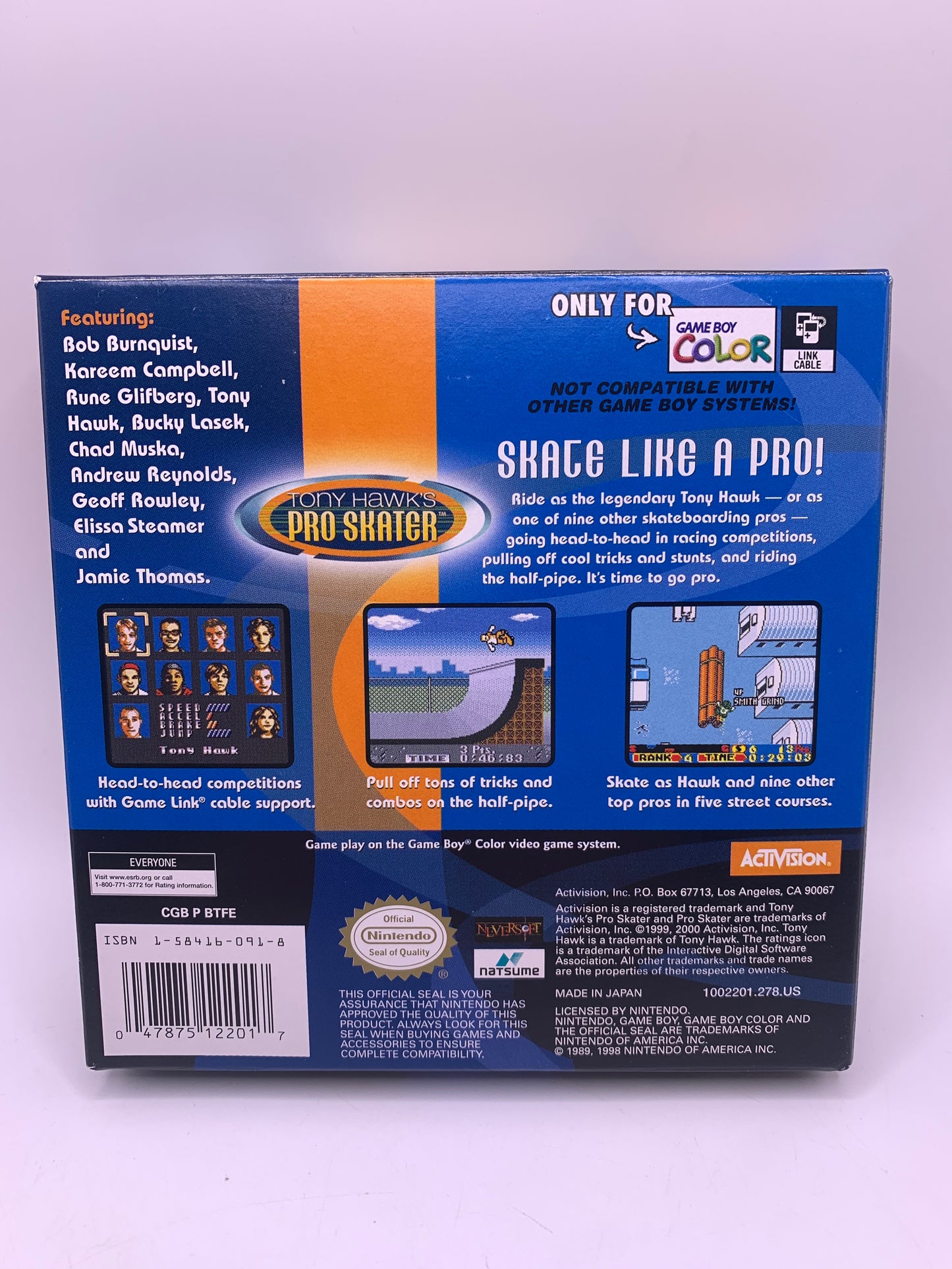 Tony Hawk’s Pro Skater (CIB) – Game Boy Color