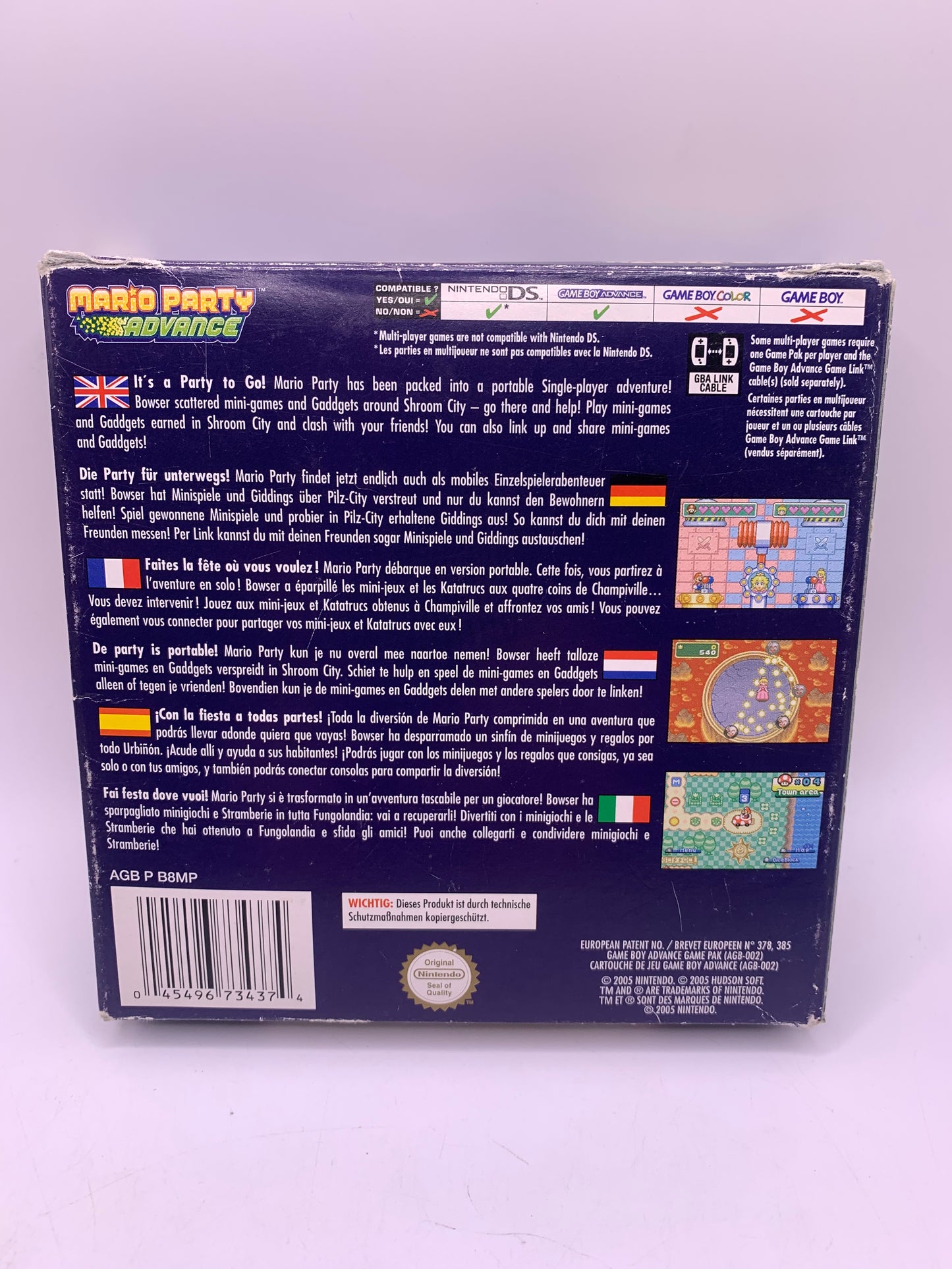 Mario Party Advance (CIB) – Game Boy Advance