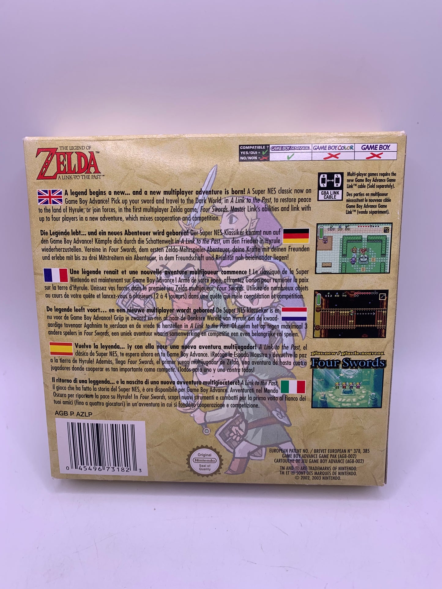 The Legend of Zelda: A Link to the Past & Four Swords (CIB) – Game Boy Advance