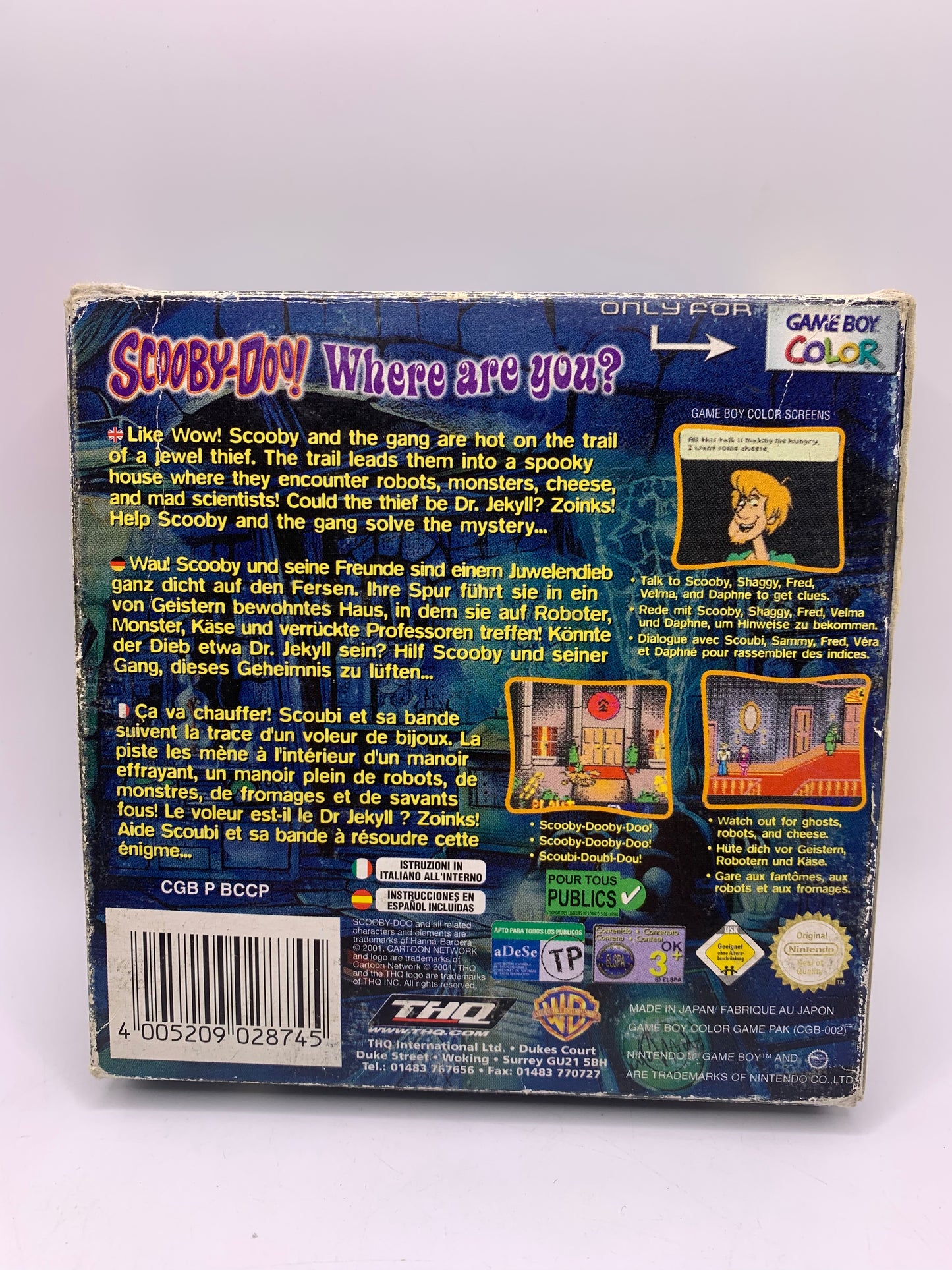 Scooby-Doo! Classic Creep Capers (CIB) (Doos slecht) – Game Boy Color