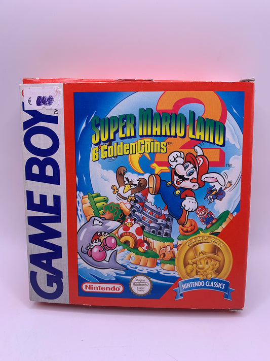 Super Mario Land 2: 6 Golden Coins (CIB) (Stickertje voorzijde) (Nintendo Classics) – Game Boy Classic