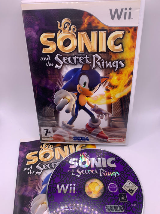 Sonic and the Secret Rings (Cover licht vergeeld) – Wii