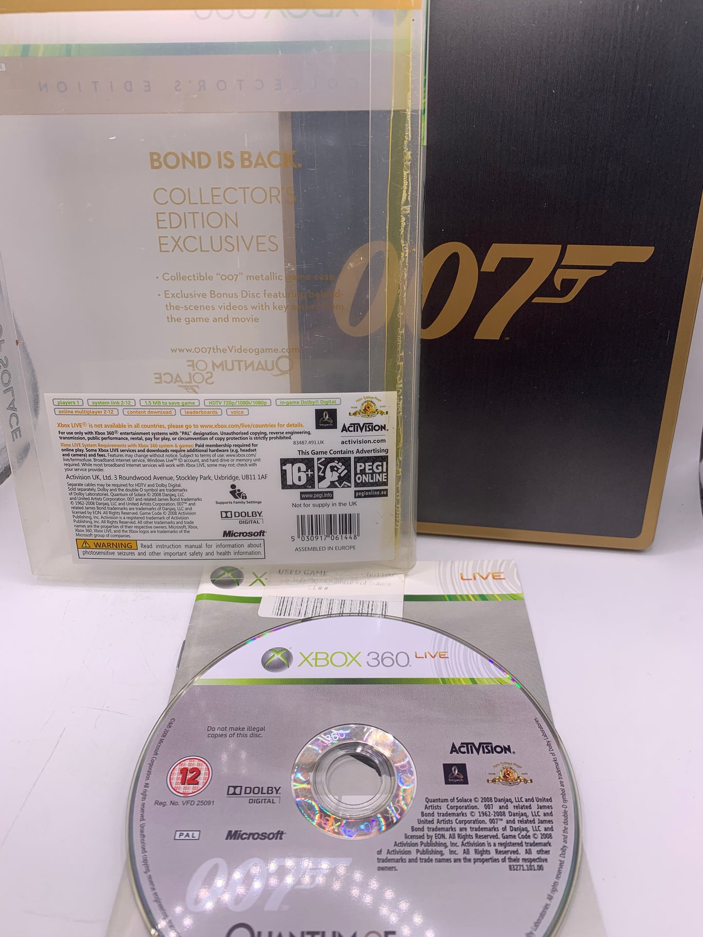 James Bond 007: Quantum of Solace (Collector's edition, geen bonus disc) – Xbox 360