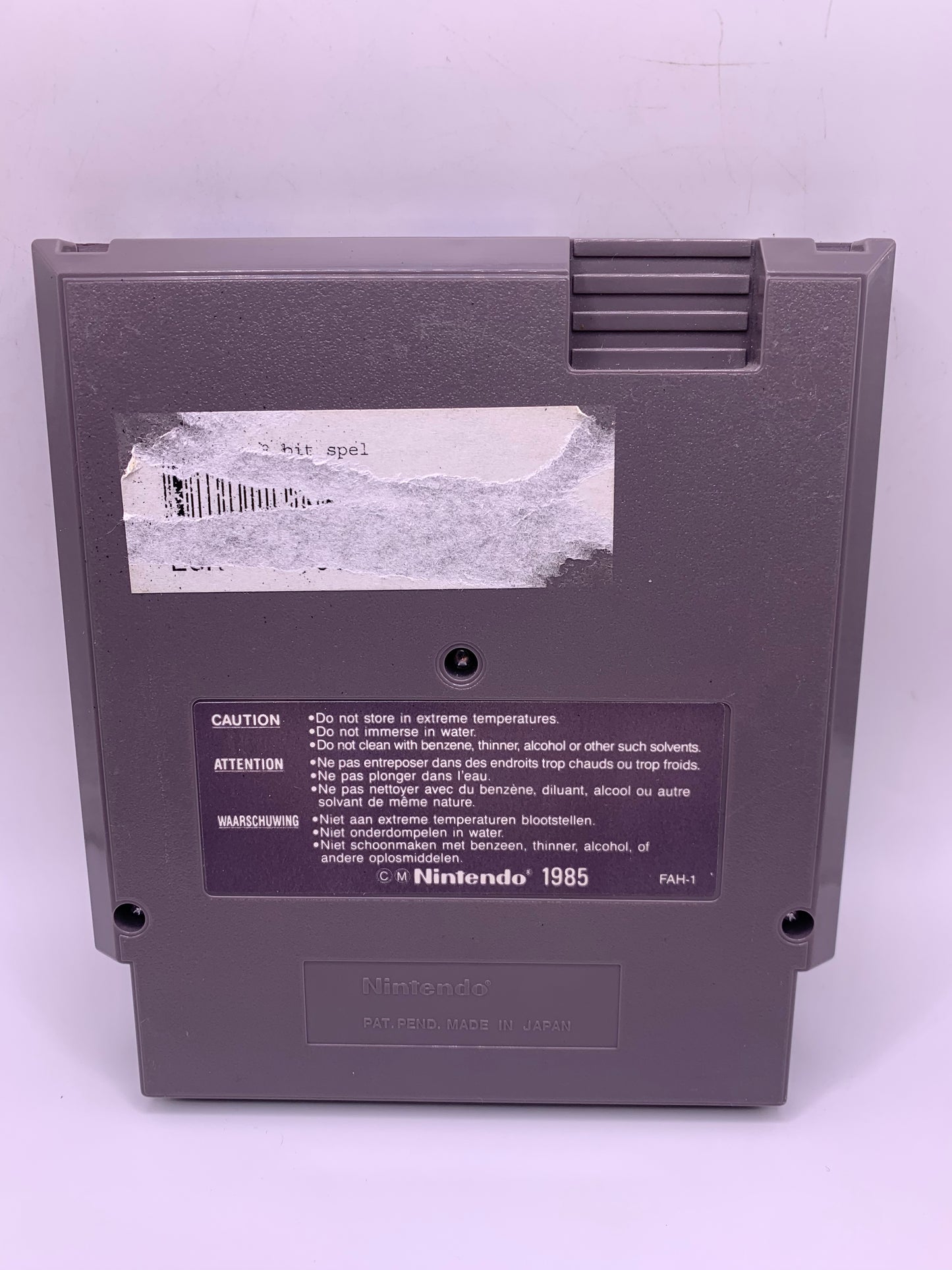 Solstice (Sticker achterzijde) - NES