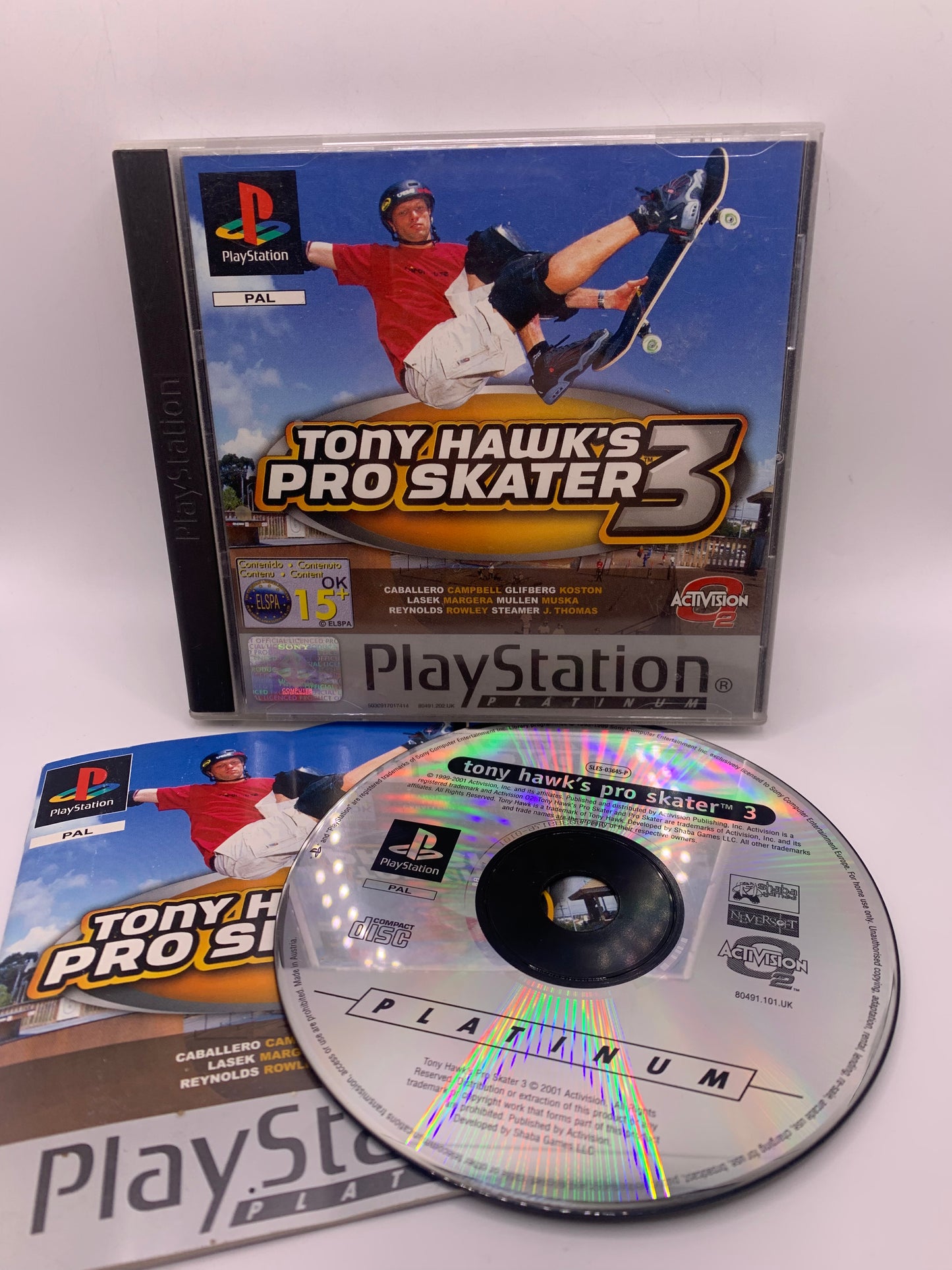 Tony Hawk’s Pro Skater 3 (Platinum) – PlayStation