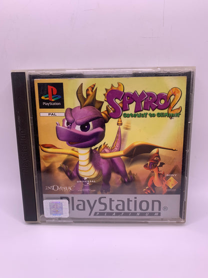 Spyro 2: Gateway to Glimmer – (Platinum, geen voor cover) PlayStation