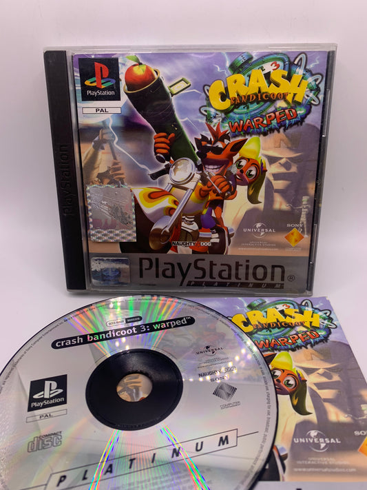 Crash Bandicoot 3: Warped (Platinum, case gebruikt) – PlayStation