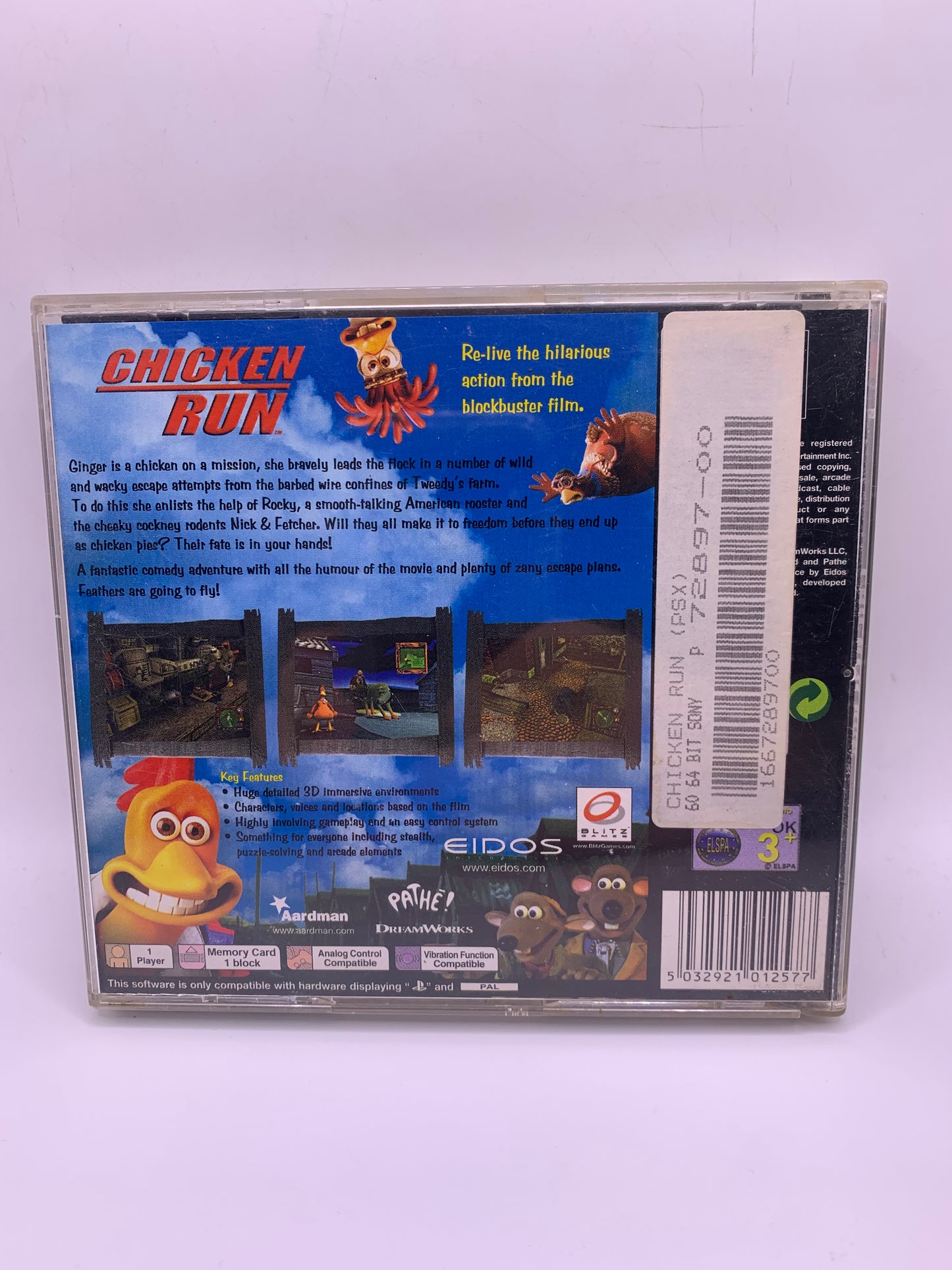 Chicken Run (Licht gebruikt) – PlayStation