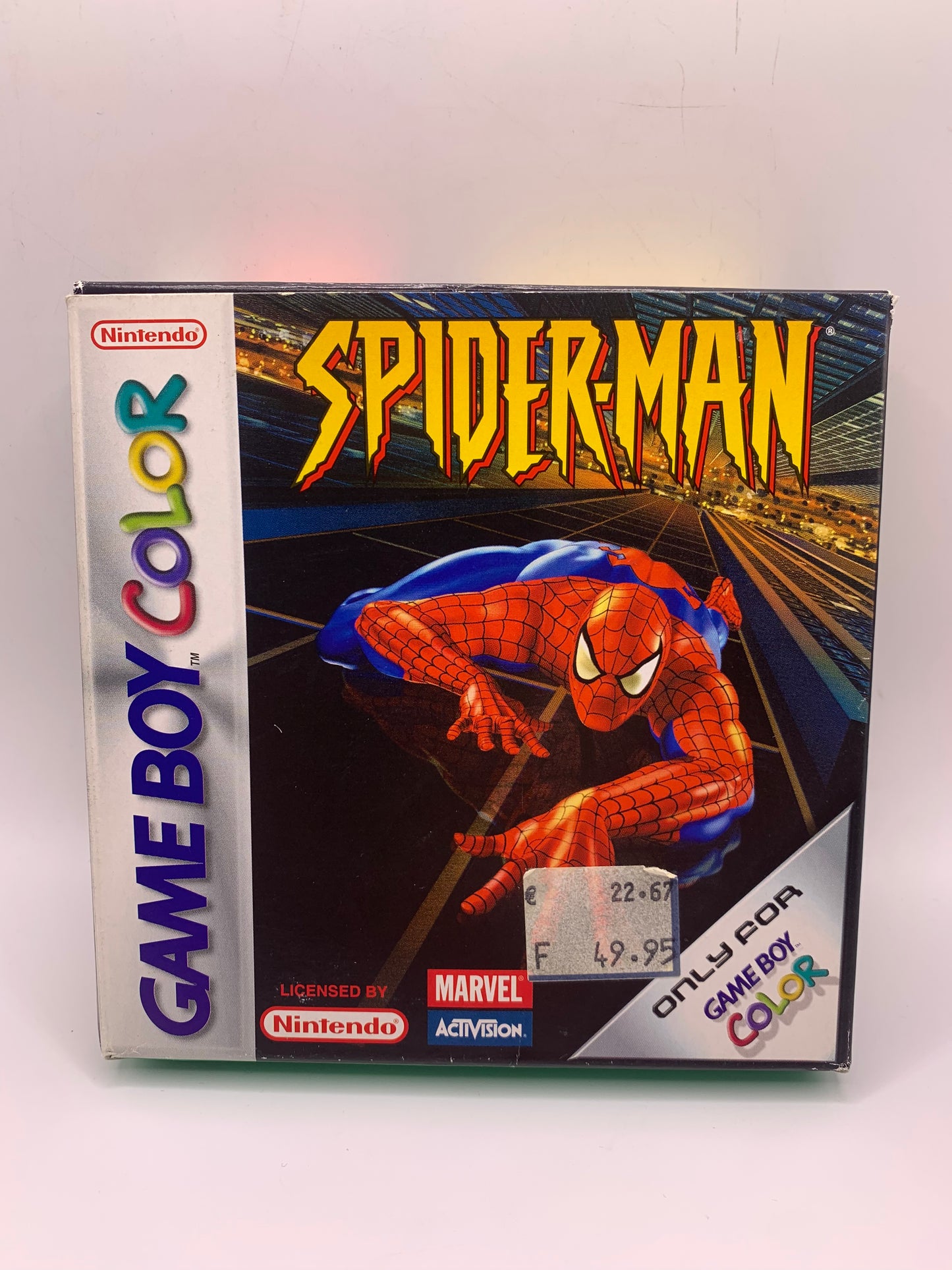 Spider-Man (CIB) (Sticker voorzijde) – Game Boy Color