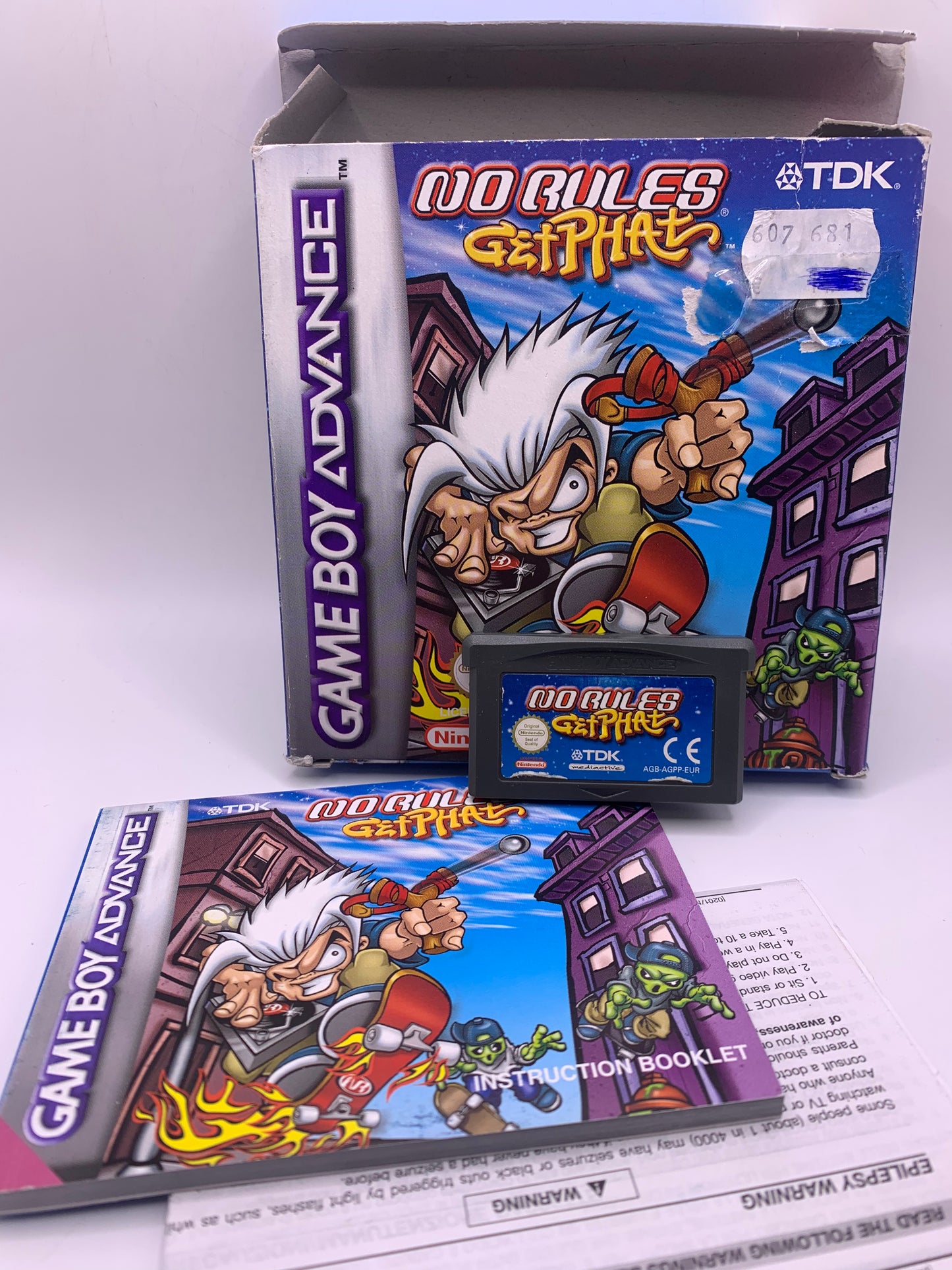 No Rules: Get Phat (CIB) (Sticker voorzijde) – Game Boy Advance