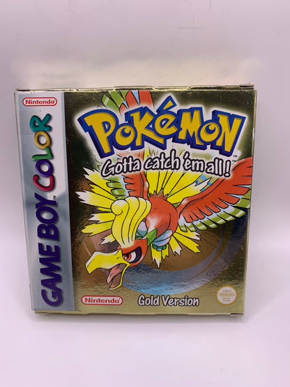 Pokémon Gold (CIB) (Licht beschadigde case, handleiding beschadigd) – Game Boy Color