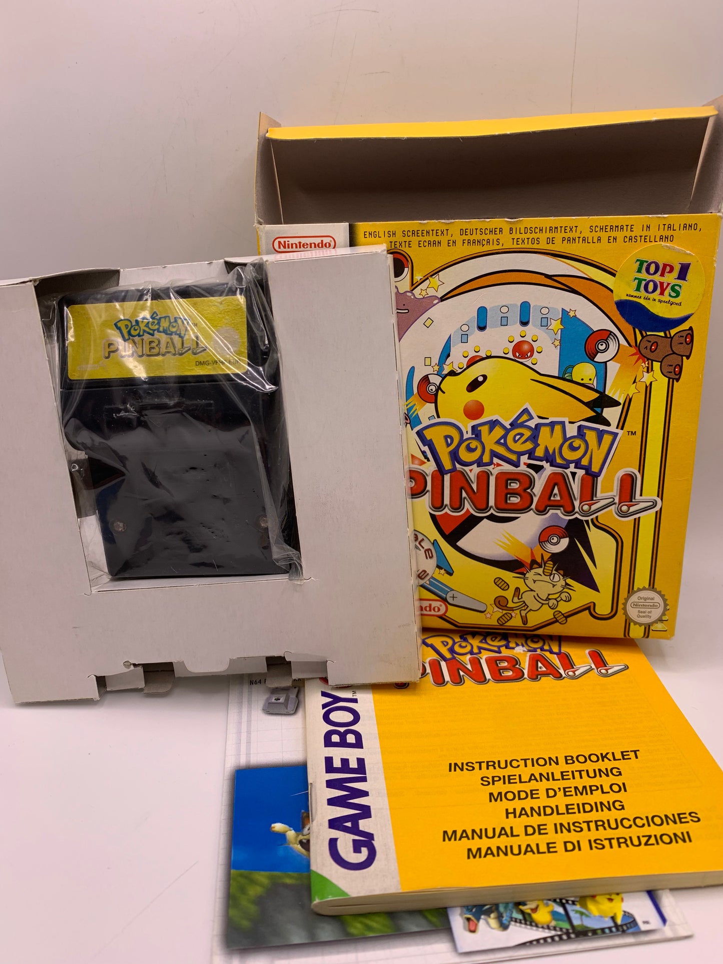 Pokémon Pinball (CIB, sticker voorzijde) – Game Boy Color