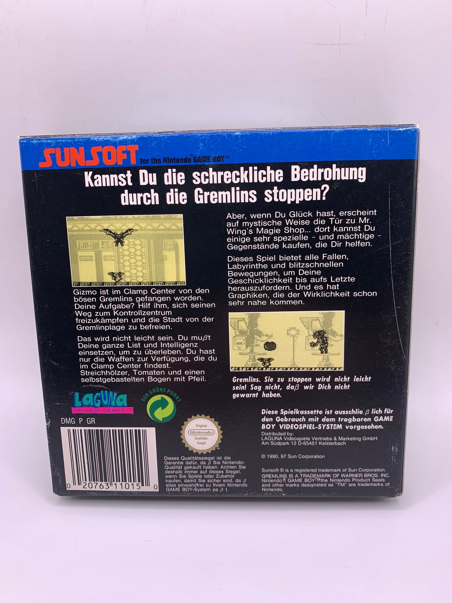 Gremlins 2: The New Batch (CIB, sticker voorzijde, geen handleiding) – Game Boy Classic
