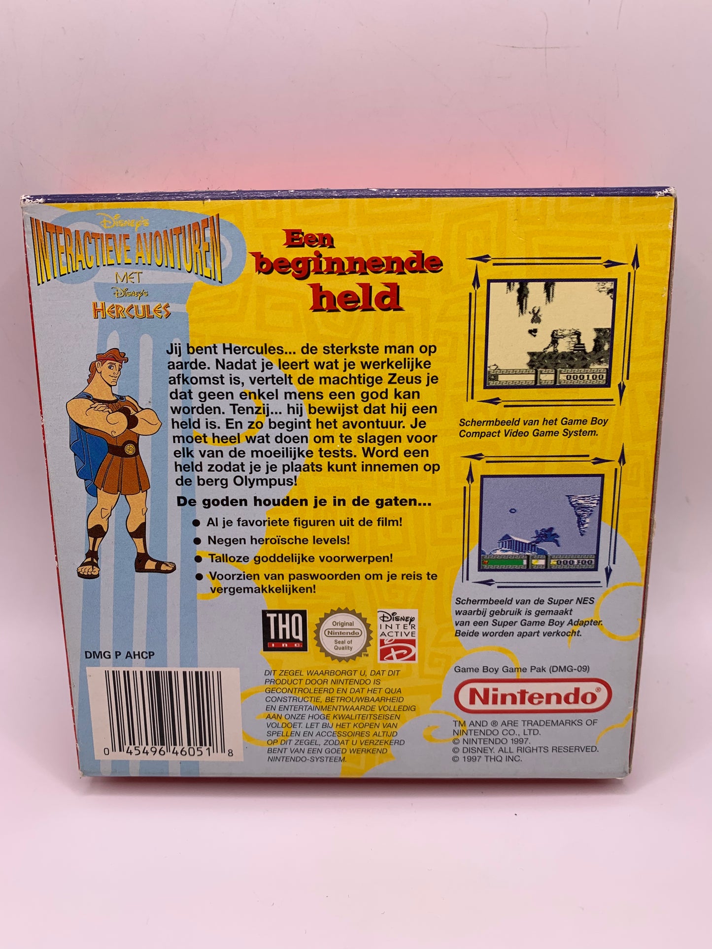 Interactieve Avonturen met Hercules (CIB, sticker voorzijde) – Game Boy Classic