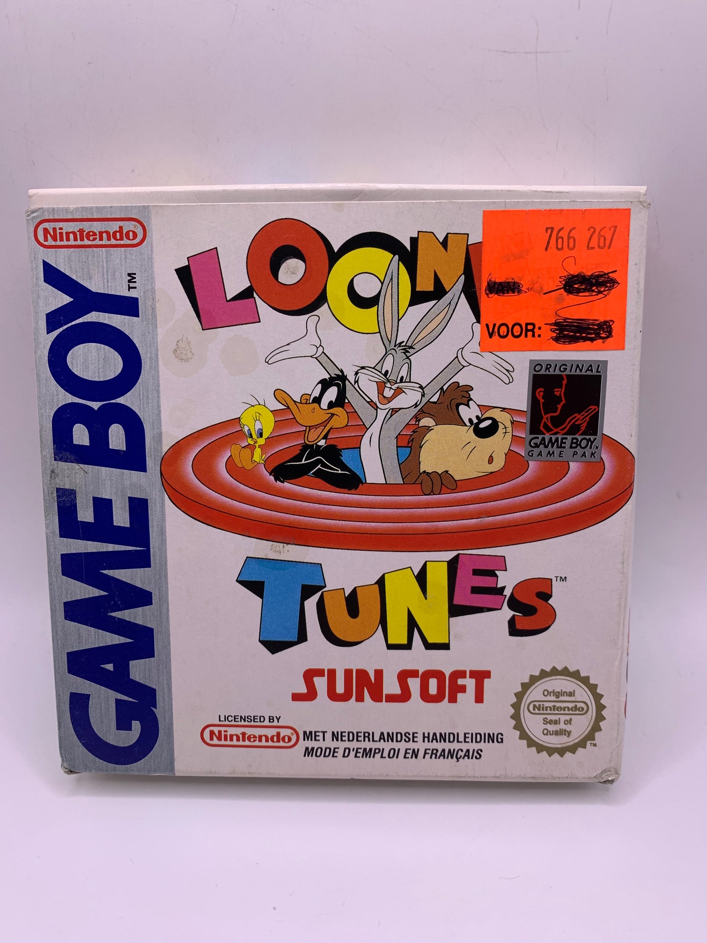 Looney Tunes (CIB, sticker voorzijde) – Game Boy Classic