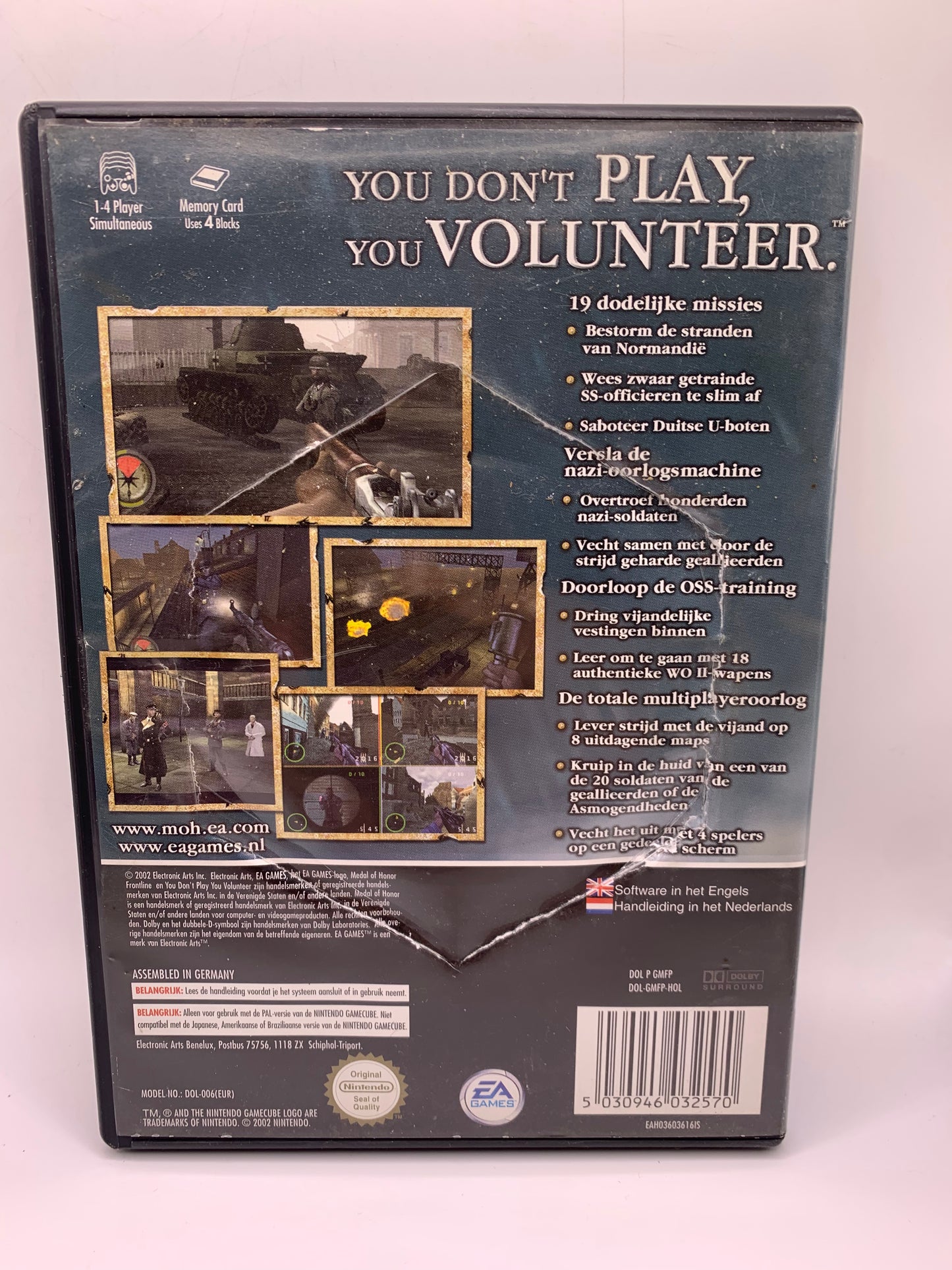 Medal of Honor: Frontline (Cover zeer beschadigd) – GameCube