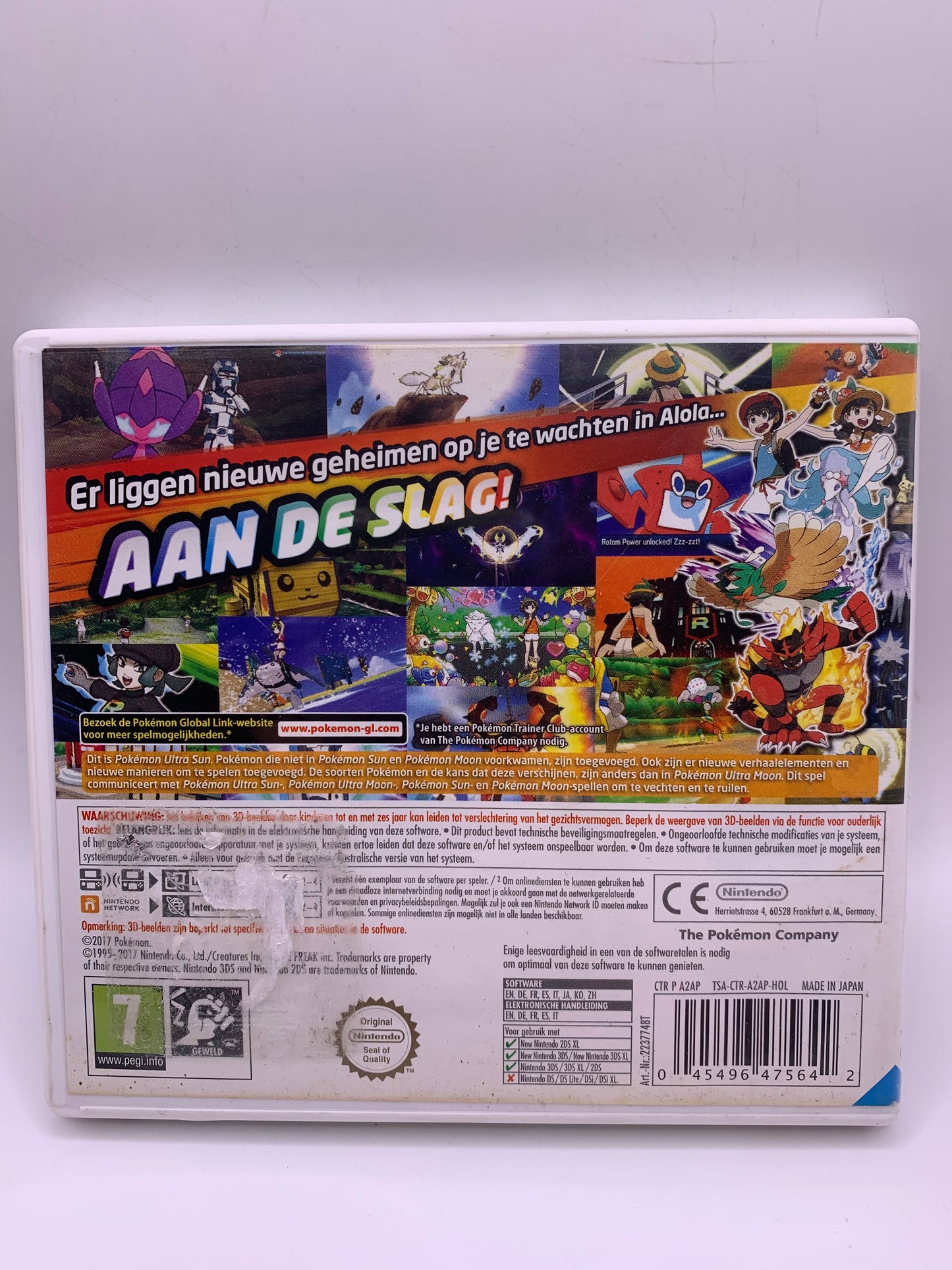 Pokémon Ultra Sun (Case licht slecht) – Nintendo 3DS