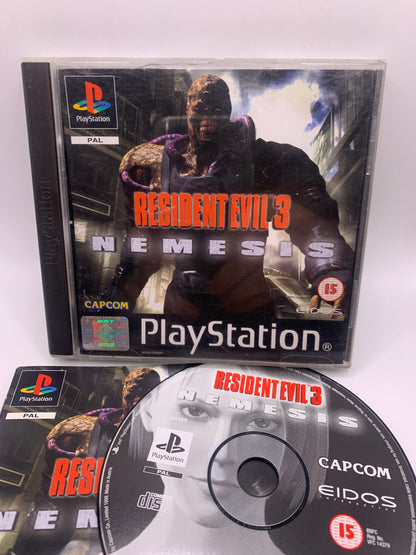 Resident Evil 3: Nemesis (Sticker achterzijde) – PlayStation