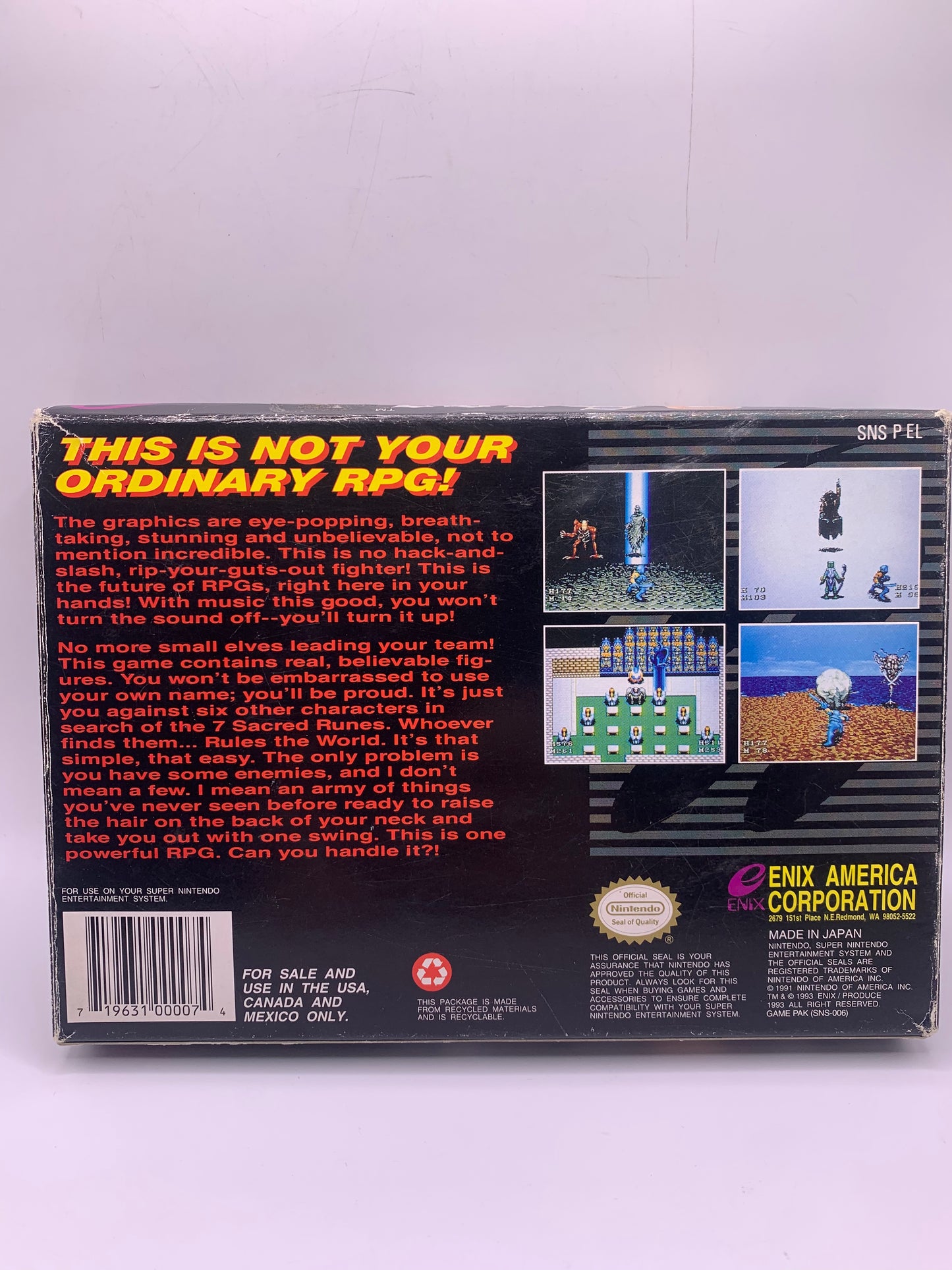 The 7th Saga (USA, CIB) – SNES
