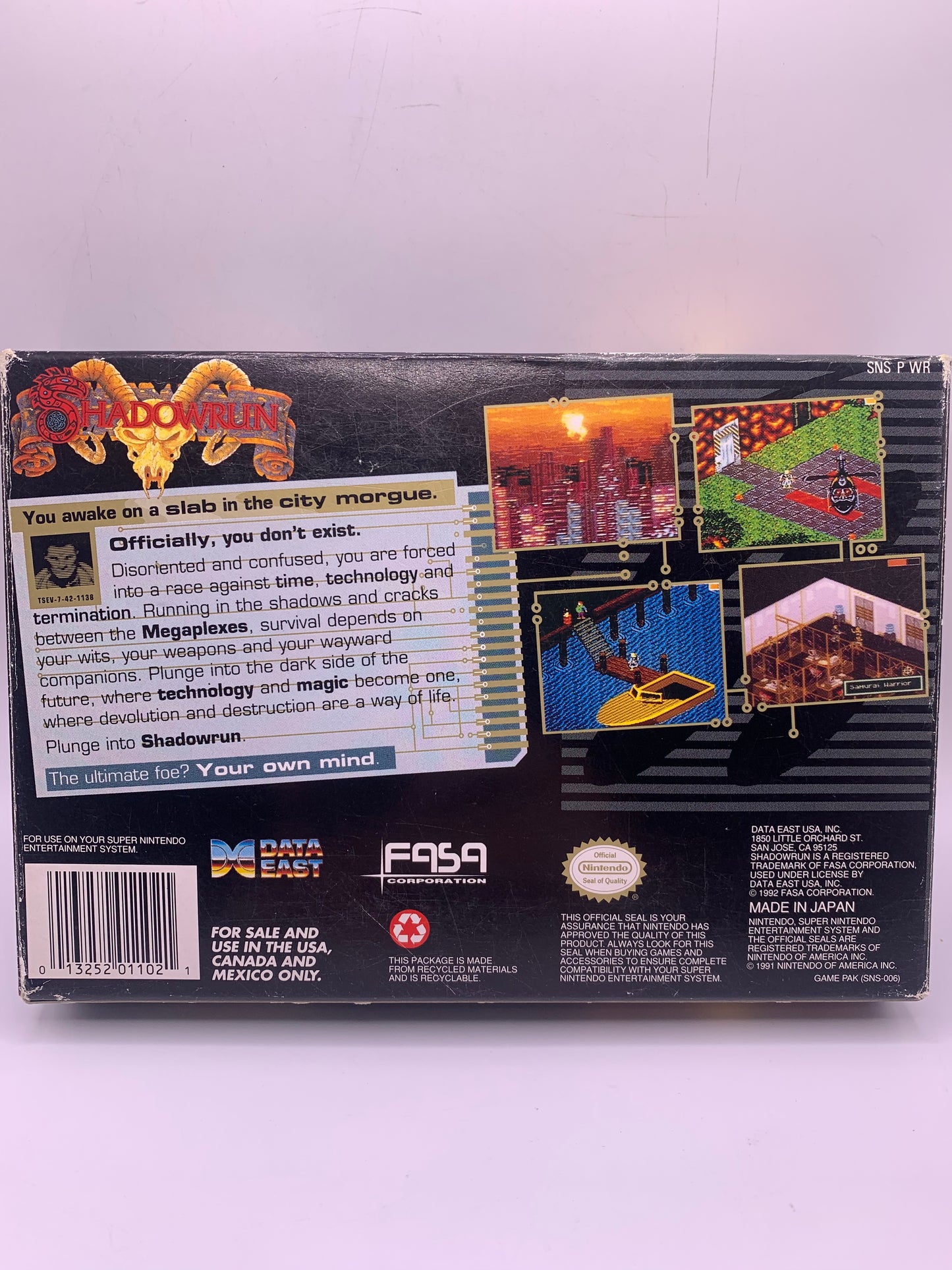 Shadowrun (USA, CIB) – SNES