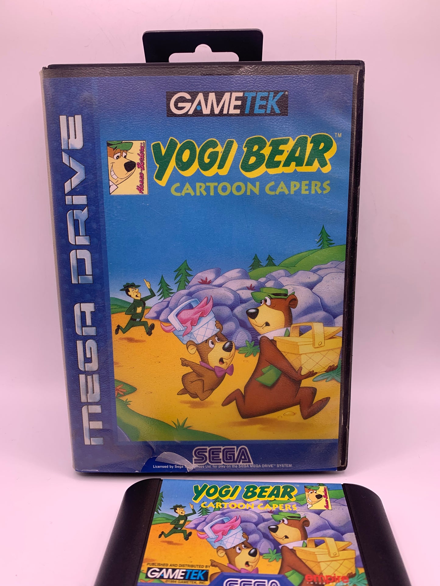 Yogi Bear (Geen handleiding, case licht beschadigd) - Sega Mega Drive