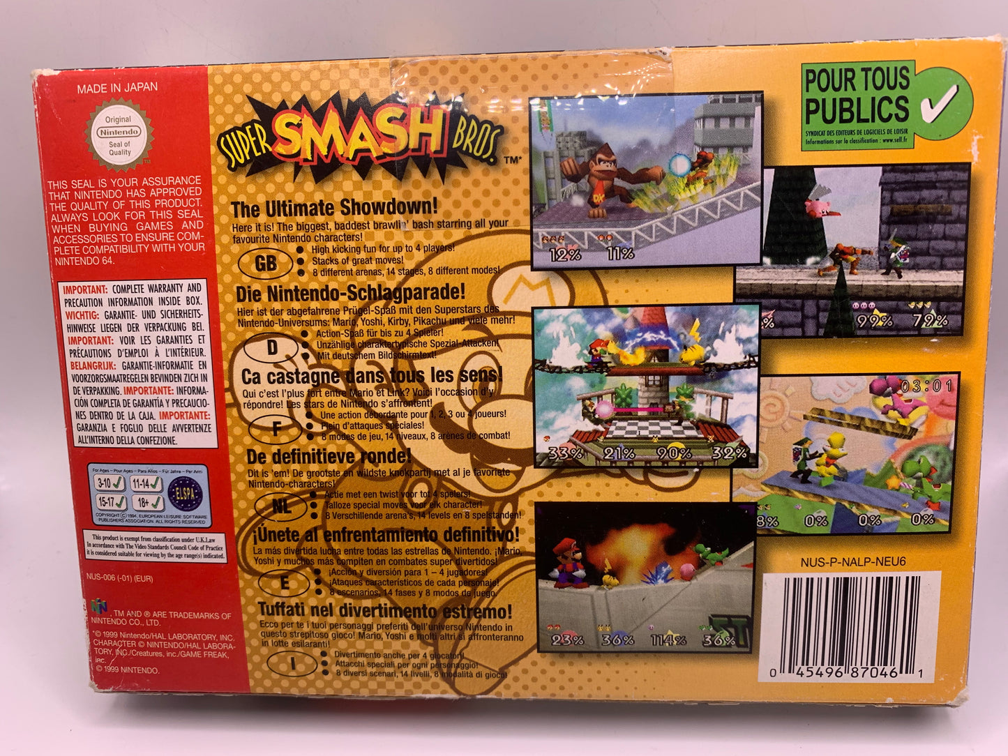 Super Smash Bros (CIB) - Nintendo 64