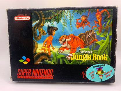 The Jungle Book (Sticker voorzijde) (CIB) - SNES