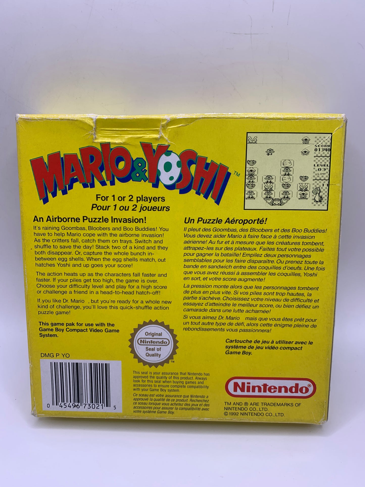 Mario & Yoshi (CIB) - Gameboy Classic