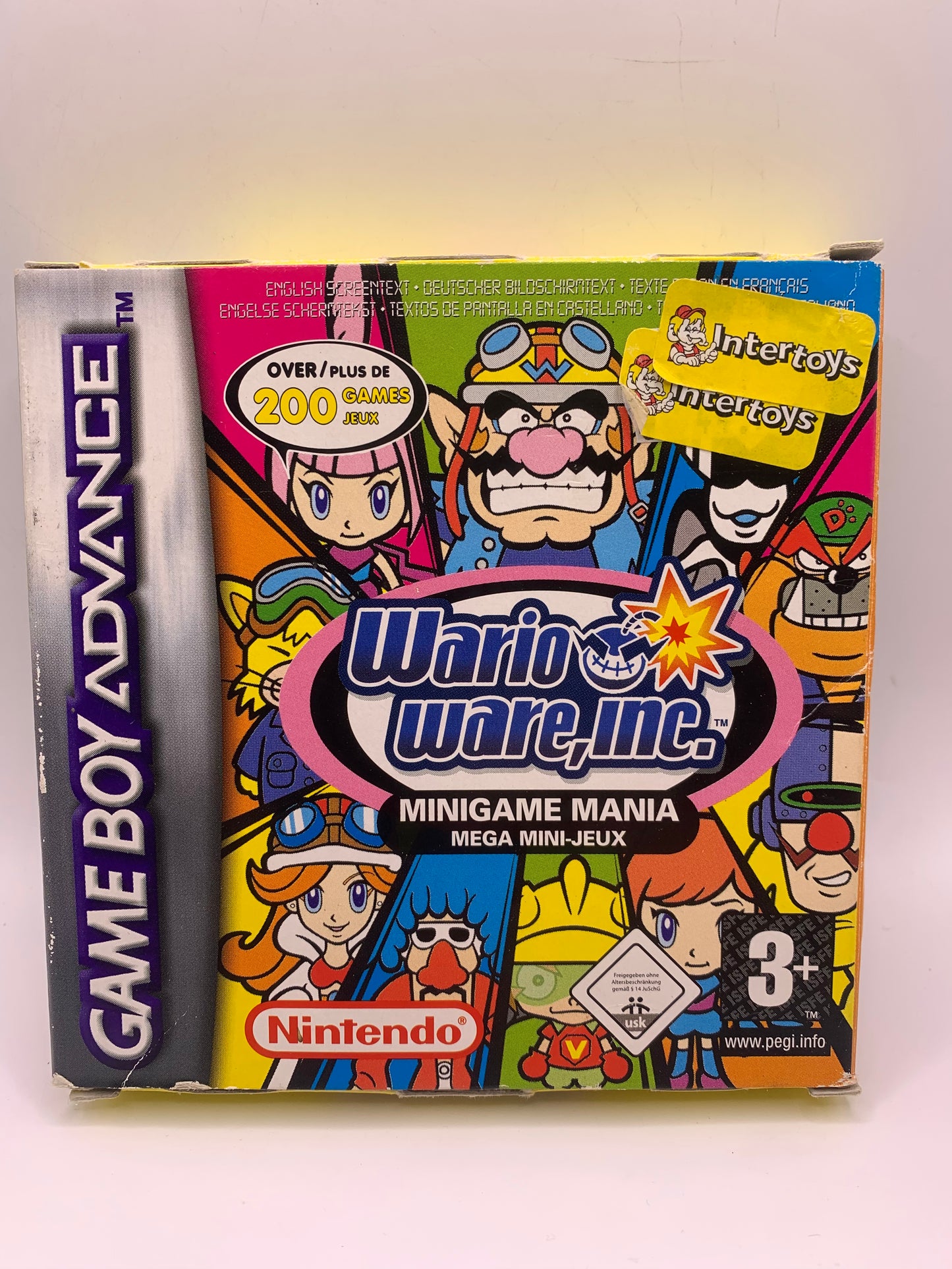 Wario Ware Inc. Minigame Mania (CIB) (1 Lipje mist, sticker voorzijde) - Gameboy Advance