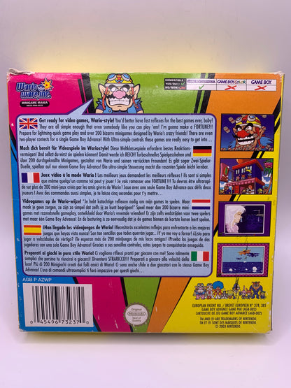 Wario Ware Inc. Minigame Mania (CIB) (1 Lipje mist, sticker voorzijde) - Gameboy Advance