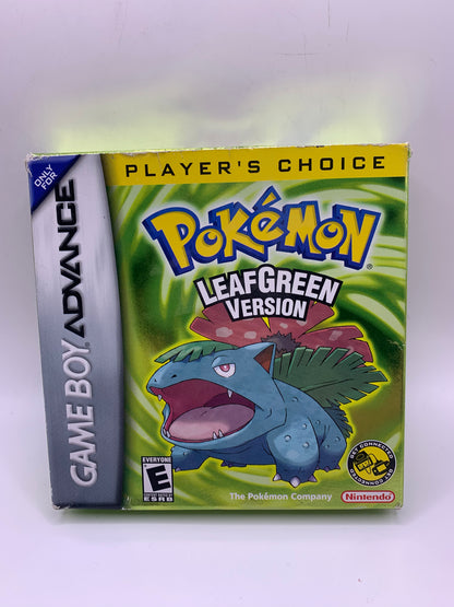 Pokémon LeafGreen (USA, geen handleiding, CIB, Player's choice) - Game Boy Advance