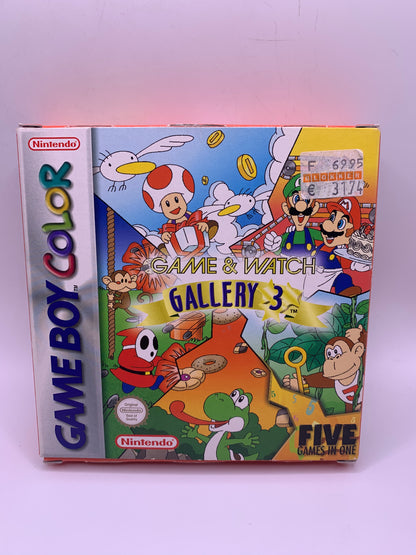 Game & Watch Gallery 3 (CIB, geen handleiding, sticker voorzijde) – Nintendo Game Boy Color