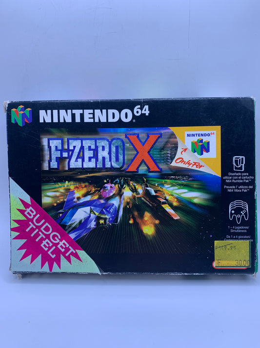 F-Zero X (CIB, case slechte conditie, SPA/ITA) – Nintendo 64