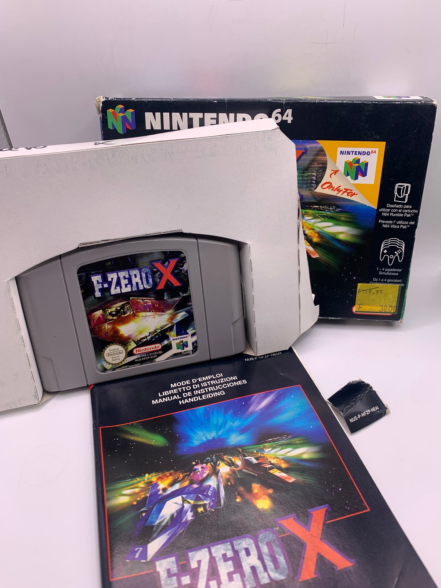 F-Zero X (CIB, case slechte conditie, SPA/ITA) – Nintendo 64