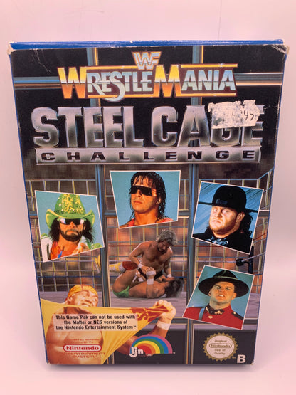 WWF Steel Cage Challenge (CIB, geen handleiding, sticker voorzijde) – NES