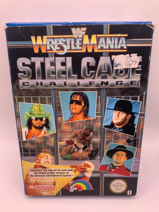 WWF Steel Cage Challenge (CIB, geen handleiding, sticker voorzijde) – NES