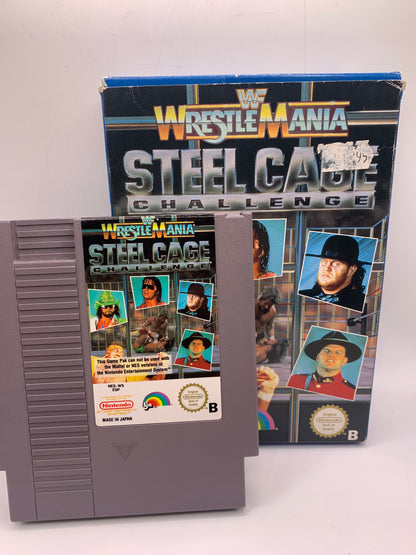 WWF Steel Cage Challenge (CIB, geen handleiding, sticker voorzijde) – NES