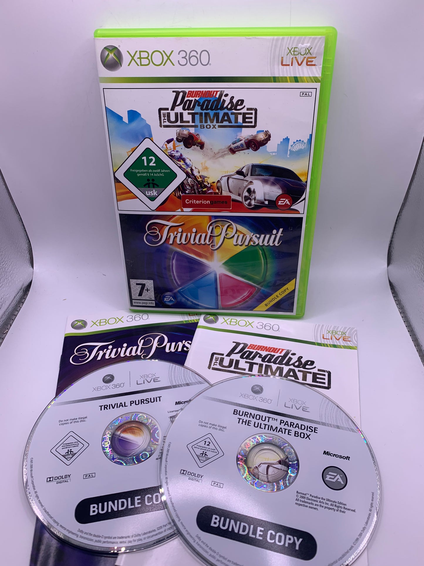 Trivial Pursuit & Burnout Paradise – Xbox 360