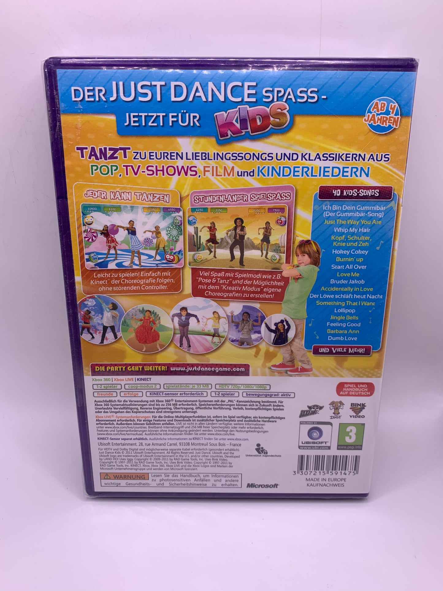 Just Dance Kids (SEALED) (Kinect, DE) – Xbox 360