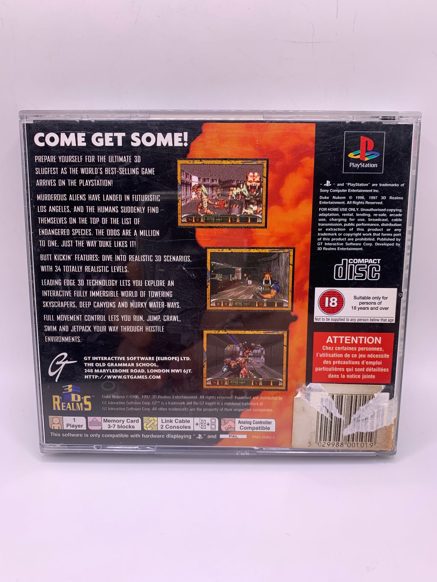 Duke Nukem (Case licht gebruikt) – PlayStation