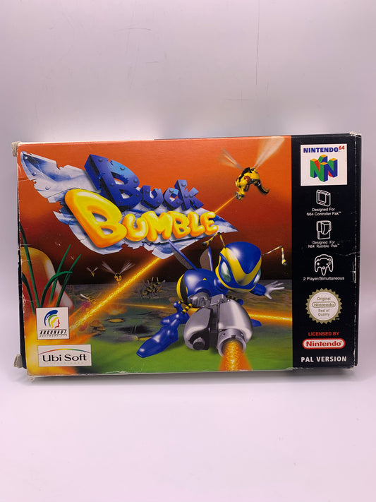 Buck Bumble (CIB, lichte sticker achter) – Nintendo 64