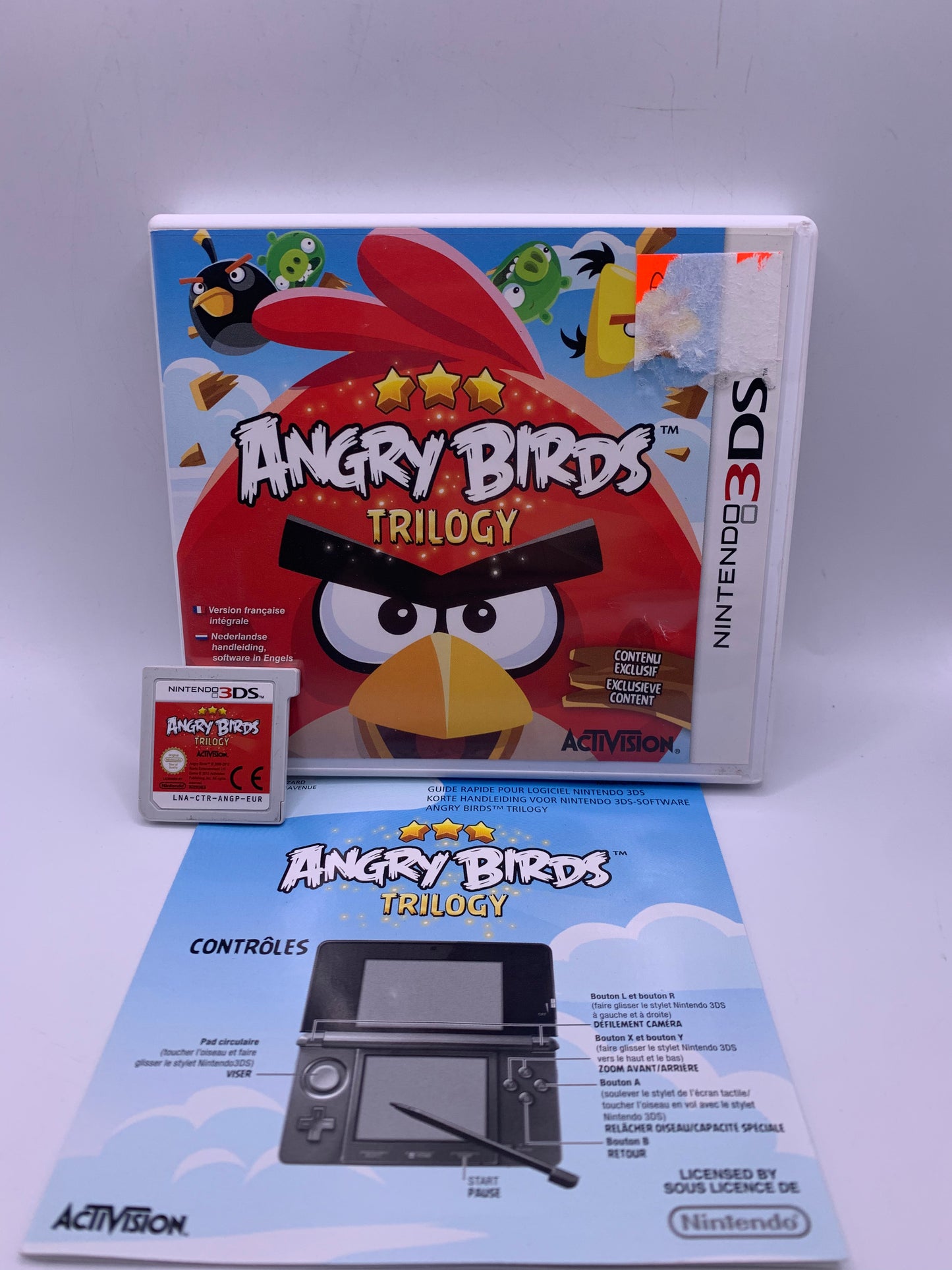 Angry Birds Trilogy (Sticker voor) – Nintendo 3DS