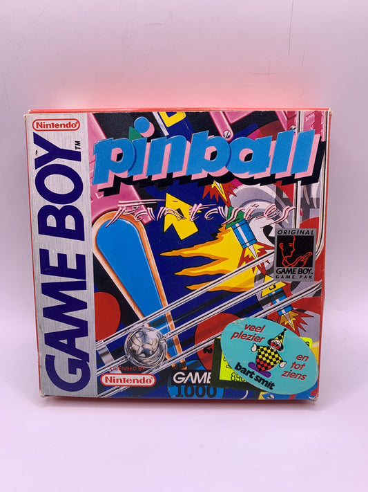 Pinball Fantasies (CIB, sticker voor, karten binnen weg) – Game Boy Classic