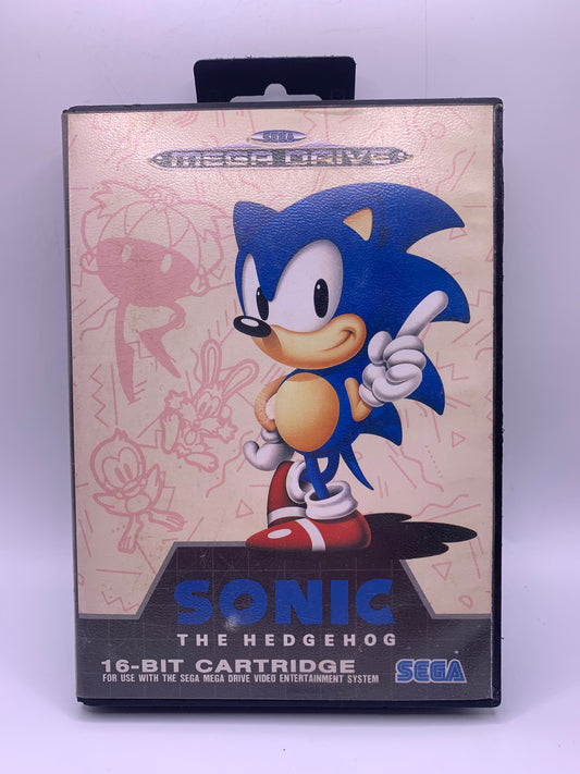 Sonic the Hedgehog (Achterkant beschadigd, geen handleiding) – Sega Mega Drive