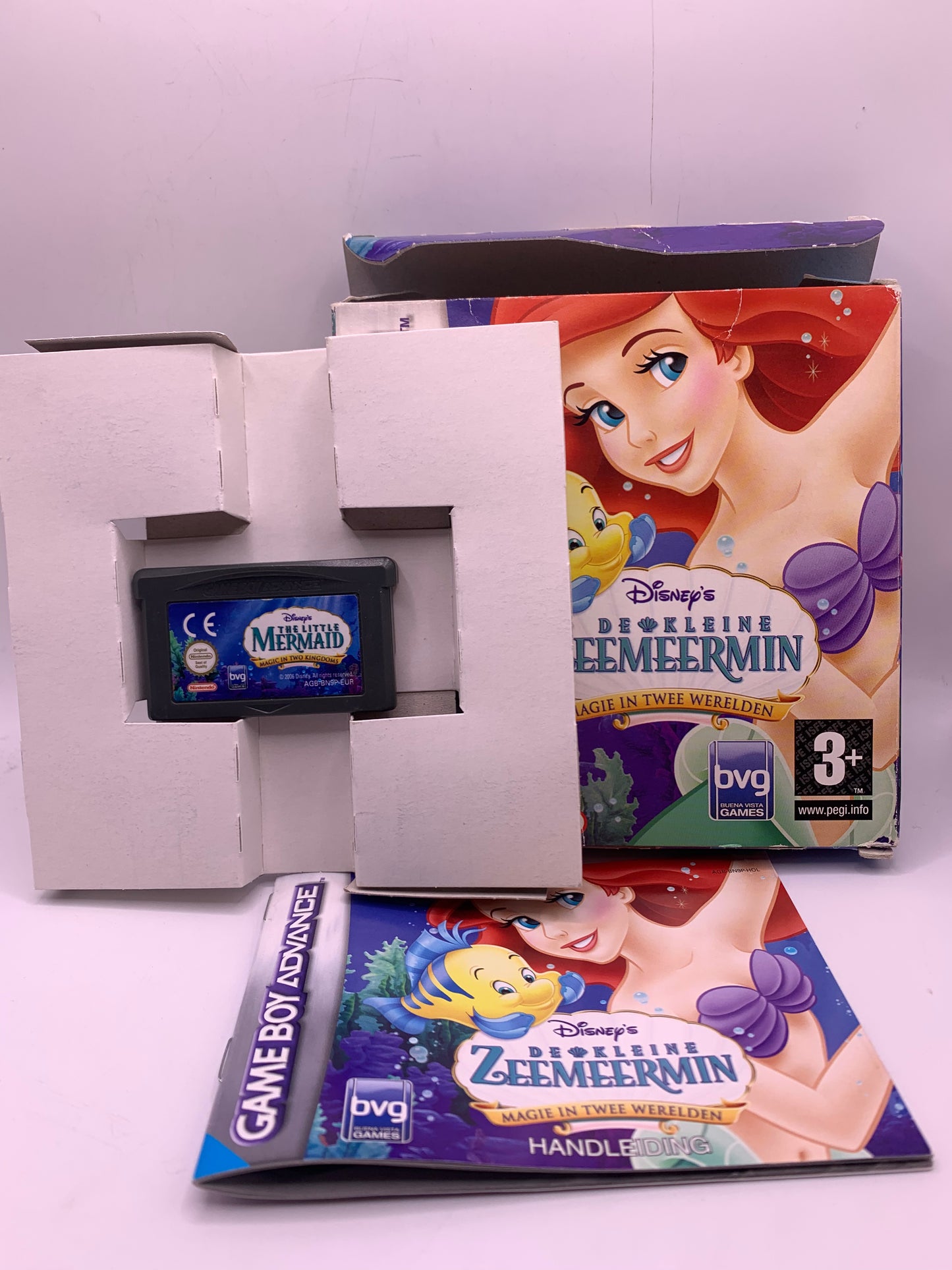 De Kleine Zeemeermin: Magie in Twee Werelden (CIB) (The Little Mermaid Magic in Two Kingdoms) – Game Boy Advance