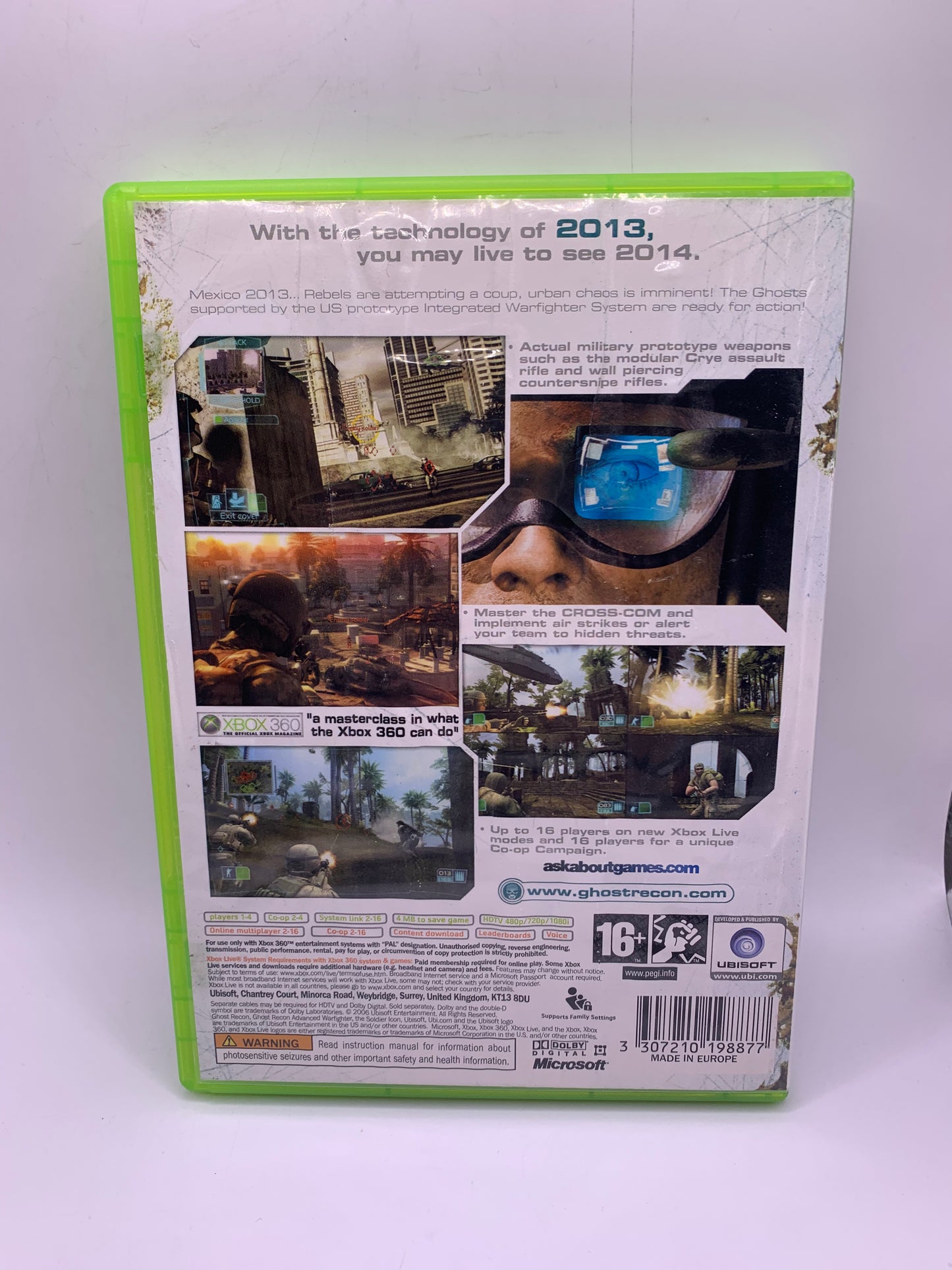 Tom Clancy’s Ghost Recon: Advanced Warfighter (Waterschade) – Xbox 360